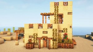 Minecraft: ЛЕГКИЙ замок в пустыне для выживания [руководство]