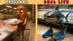 ТУНГ- ТУНГ САХУР пробует Шоппинг vs Брейнрот в реальной жизни!!!