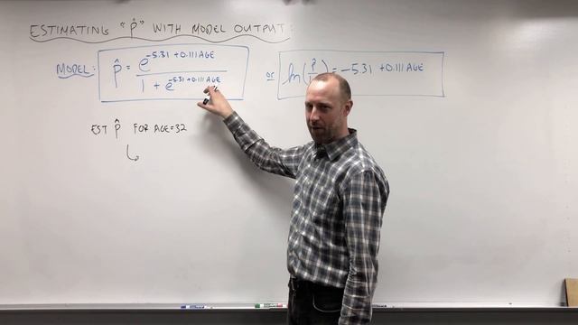 5.6 Logistic Regression： Estimating Probability of Outcome Using Model Equation смотреть онлайн