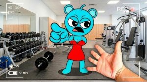 СПРУНКИ СИЛАЧИ!! ИДЕМ В СПОРТЗАЛ СО СПРУНКАМИ В РЕАЛЕ