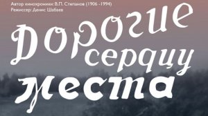 Дорогие сердцу места. Живая хроника. 60-90-е гг. ХХ века