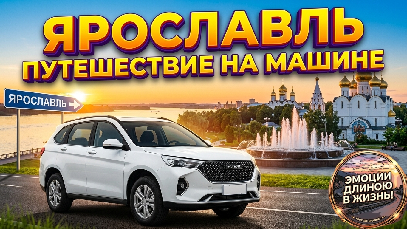 ЯРОСЛАВЛЬ // ЕДЕМ ИЗ МОСКВЫ ПО М8 // ЧТО ИНТЕРЕСНОГО В ГОРОДЕ?!