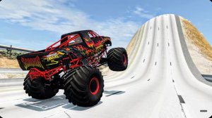 Машины против гигантской выпуклости - BeamNG Drive - 🔥 Сборник ULTIMATE Edition