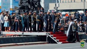 РУКОВОДСТВО И СОТРУДНИКИ ПРИМОРСКОЙ ПОЛИЦИИ, КУРСАНТ МВД РОССИИ ПРИНЯЛИ УЧАСТИЕ В ПАРАДЕ ПОБЕДЫ