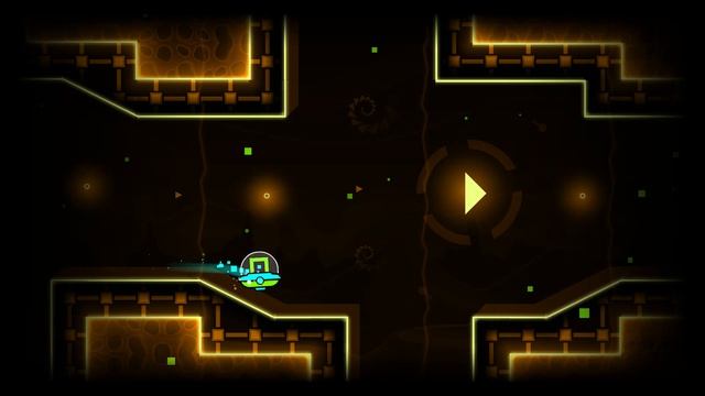Прохождение уровня Invictus на 3 монетки Geometry Dash