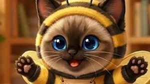 Танцуем вместе с котиком 😻 Пчёлкой