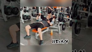 Жим лёжа. Александр Сьянов. 115 кг.
