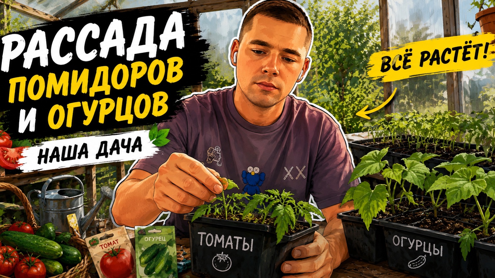 Что стало с нашей рассадой? 🌱