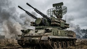 ЗРК «Тунгуска»: оптический микроскоп на вибростенде.