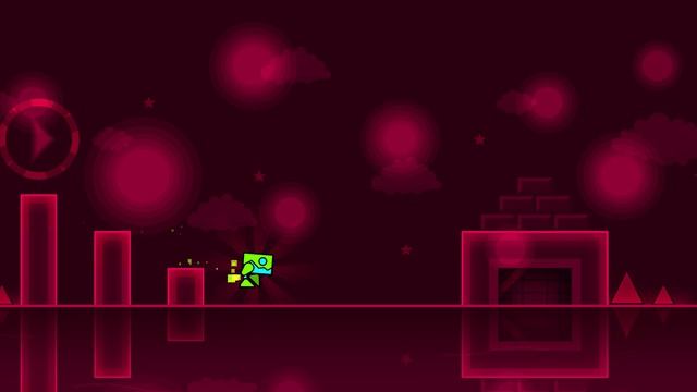 Прохождение уровня Reflected на 3 монетки Geometry Dash