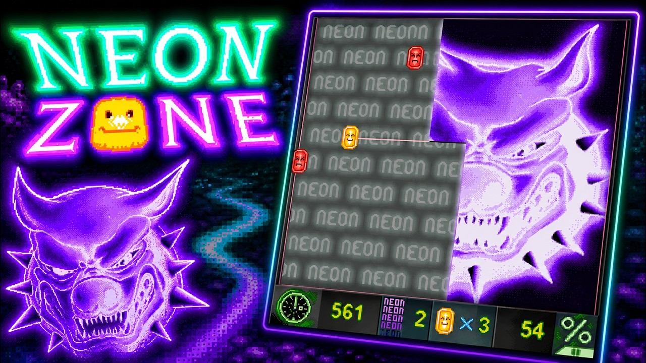 Neon Zone (Qixxx) JAVA GAME (MediaPlazza 2006)