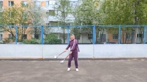 Упражнения с двуручными булавами весом 1.1 кг (27)