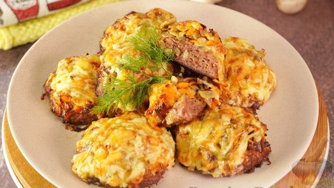 МЯСНЫЕ СТОЖКИ С ГРИБАМИ И СЫРОМ