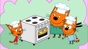 ТРИ КОТА.КУЛИНАРНОЕ ШОУ КОРЖИКА, КАРАМЕЛЬКИ И КОМПОТА🍕🐱