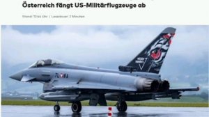 ‼️🇦🇹🇺🇸Австрия применила истребители, чтобы прогнать вторгнувшиеся в её пространство самолёты США