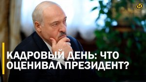 Кадровый день у Лукашенко: что из цветочков стало ягодками, кому не будет скидок, «вишенка на торте»