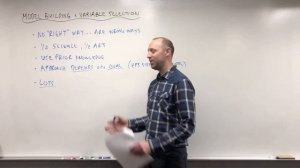 4.2 Model Building and Variable Selection： General Comments