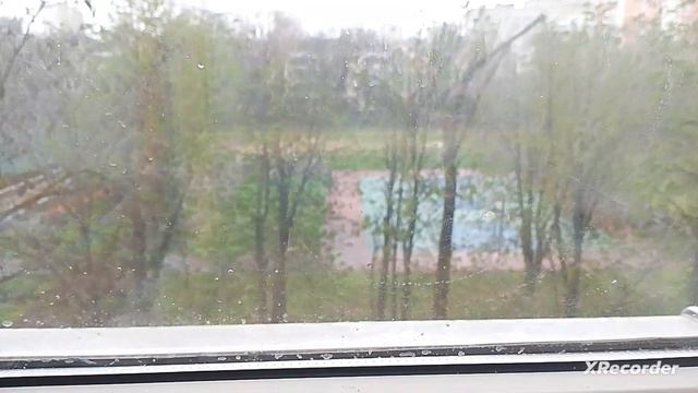 гроза с градом в апреле!⛈️⛈️⛈️ смотреть онлайн