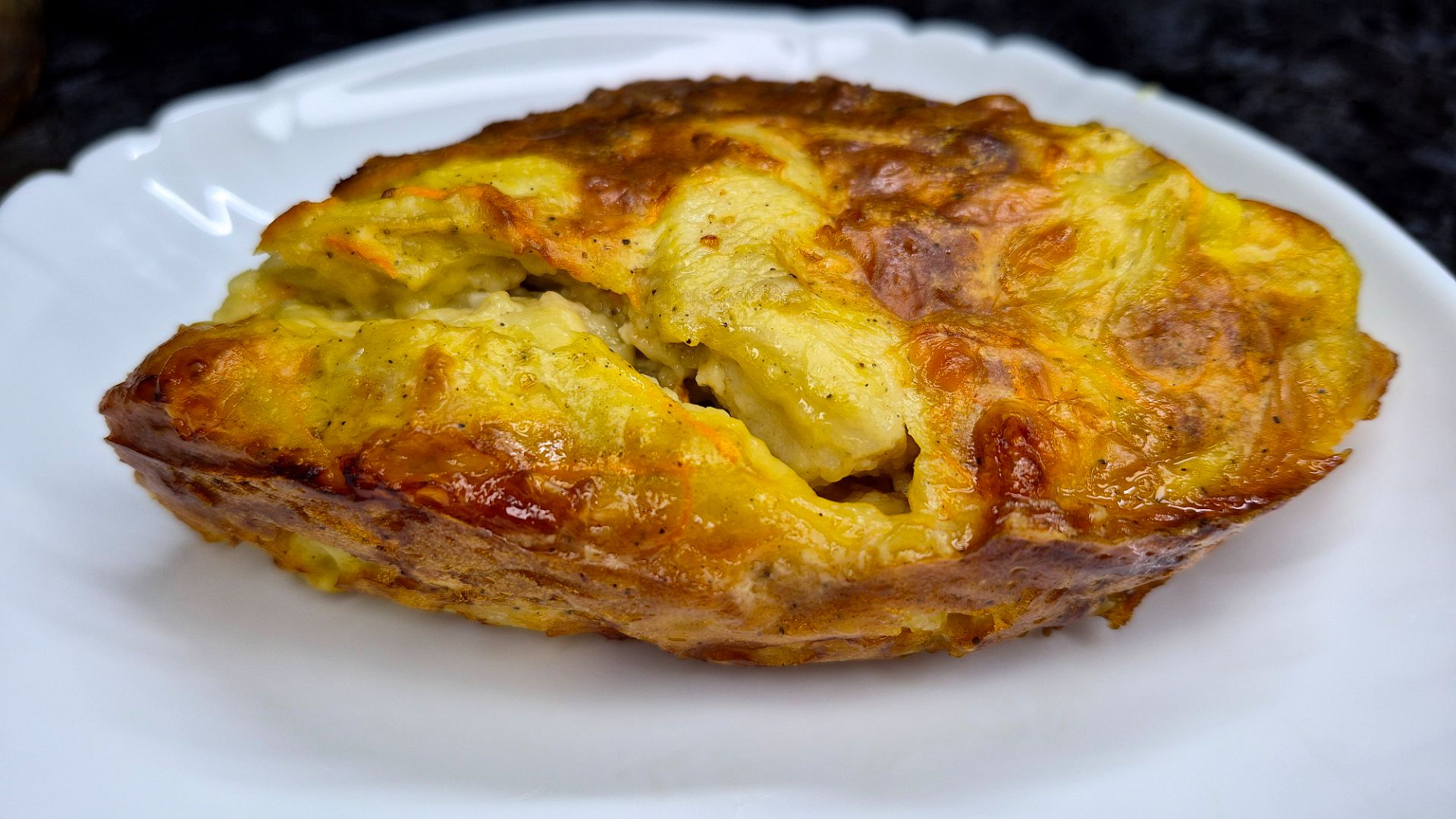 Куриный кекс с картофелем