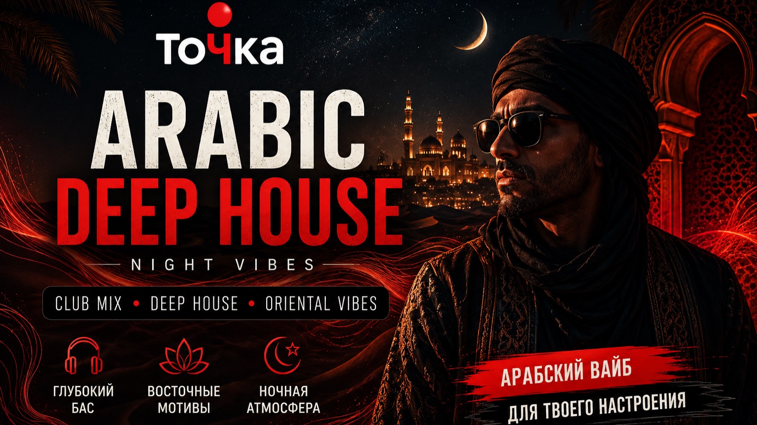 Арабский Deep House 🌙 Ночной вайб пустыни | Расслабляющий клубный микс