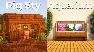 3 простых домика для питомцев в Minecraft