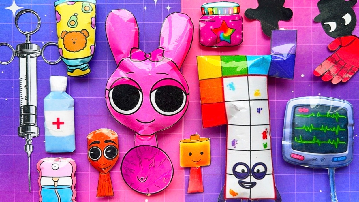 NUMBERBLOCKS 17 и PINKI Влюблены 🥰 / SPRUNKI PINKI становится МАМОЙ 🌈