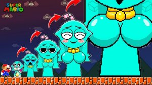 Марио против эволюции Аква Спруники в Super Mario Bros