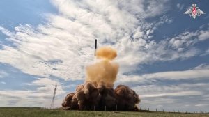 Минобороны показало кадры испытания ракетного комплекса «Сармат».