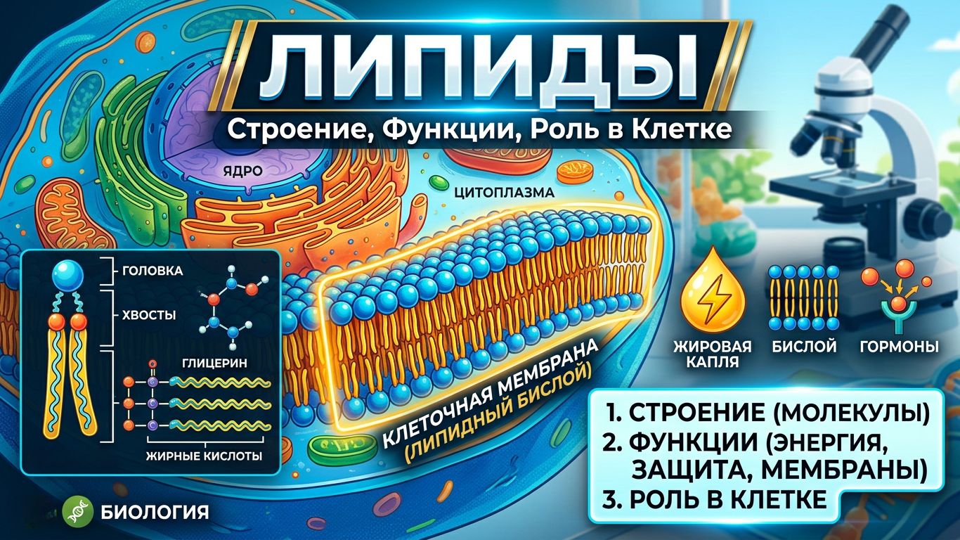 Липиды: строение, функции, роль в клетке