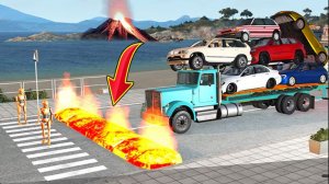 Автомобили против разрушительных лежачих полицейских — BeamNG Drive — 🔥 Сборник ULTIMATE Edition