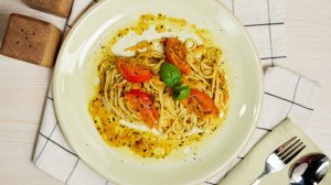 Спагетти с морковью
