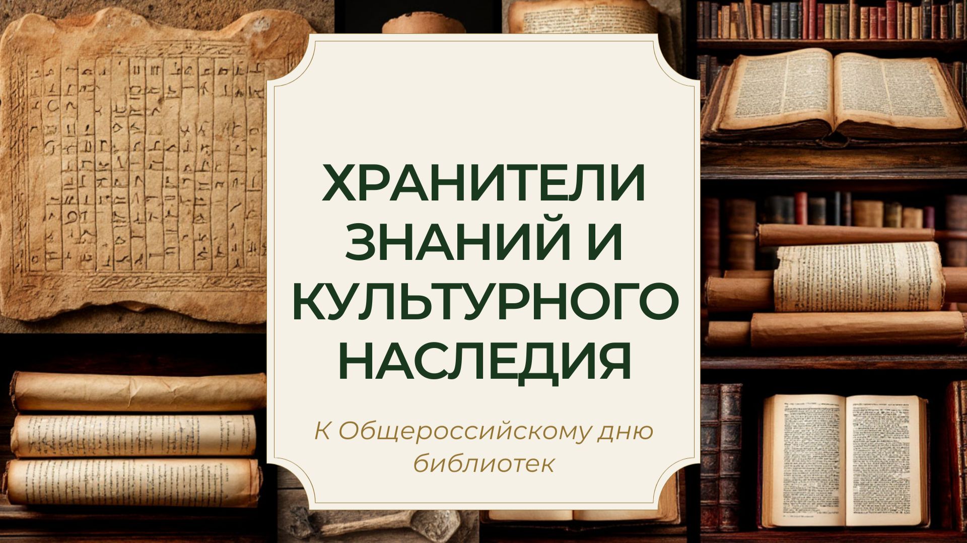 К Общероссийскому дню библиотек