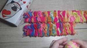 Бактус-косынка и как использую остатки носочной пряжи. Необычный марафон. 4 неделя. Итоги.