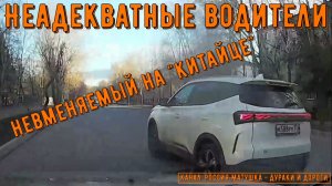 Неадекватные водители и хамы на дороге #855! Подборка на видеорегистратор!