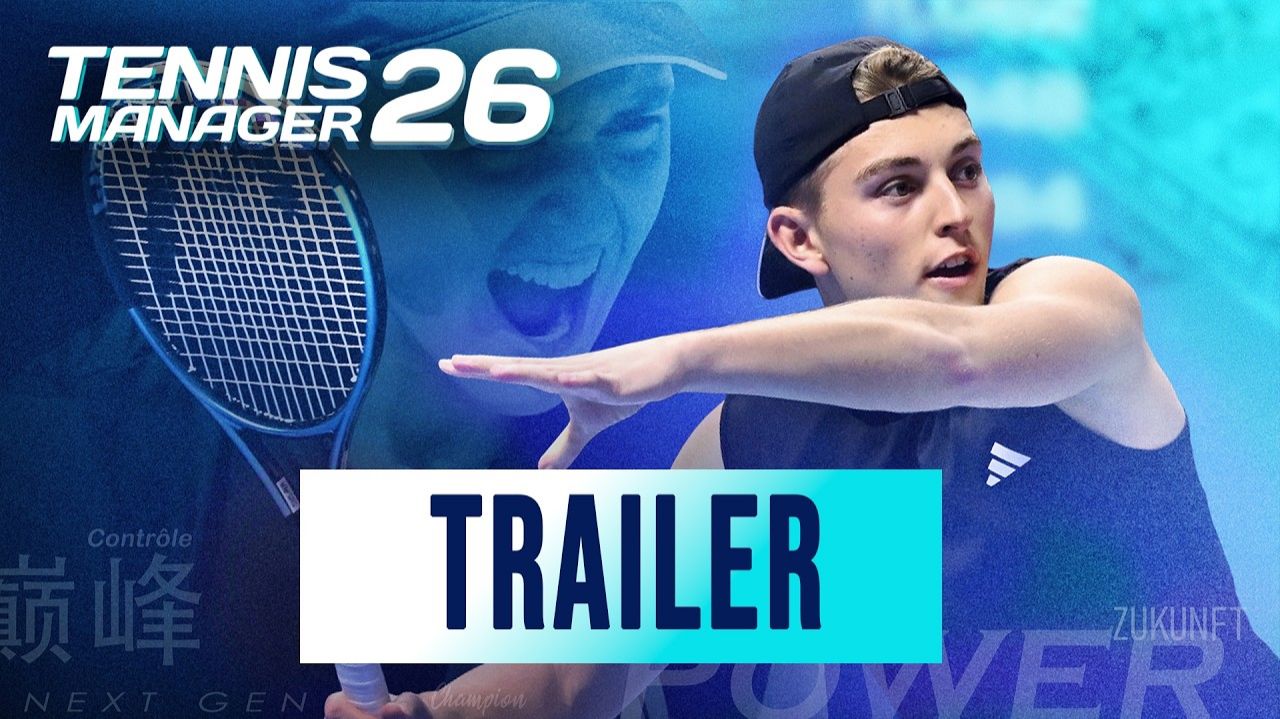 Tennis Manager 26 - официальный трейлер смотреть онлайн