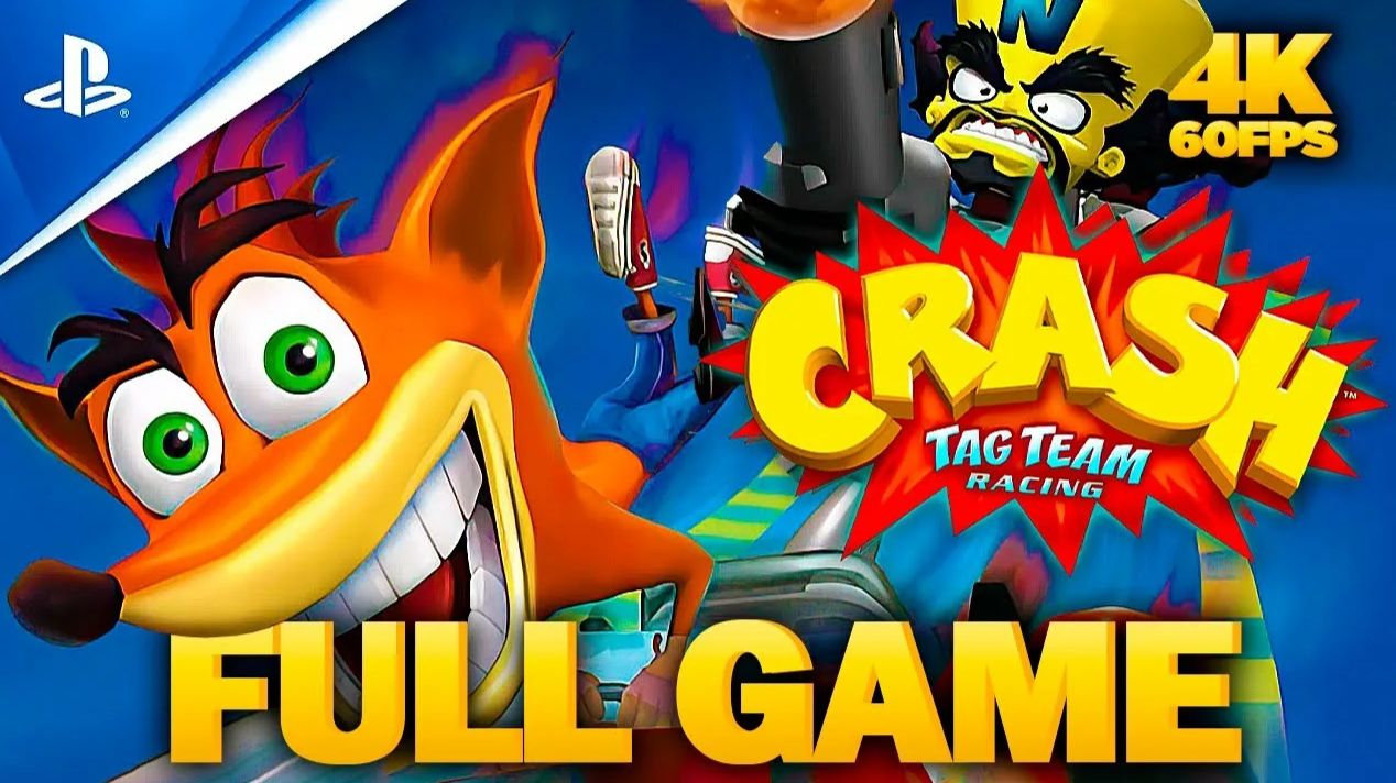 Прохожу игру эту - CRASH Tag Team RACING SP2 - 1 часть HD - FULL.