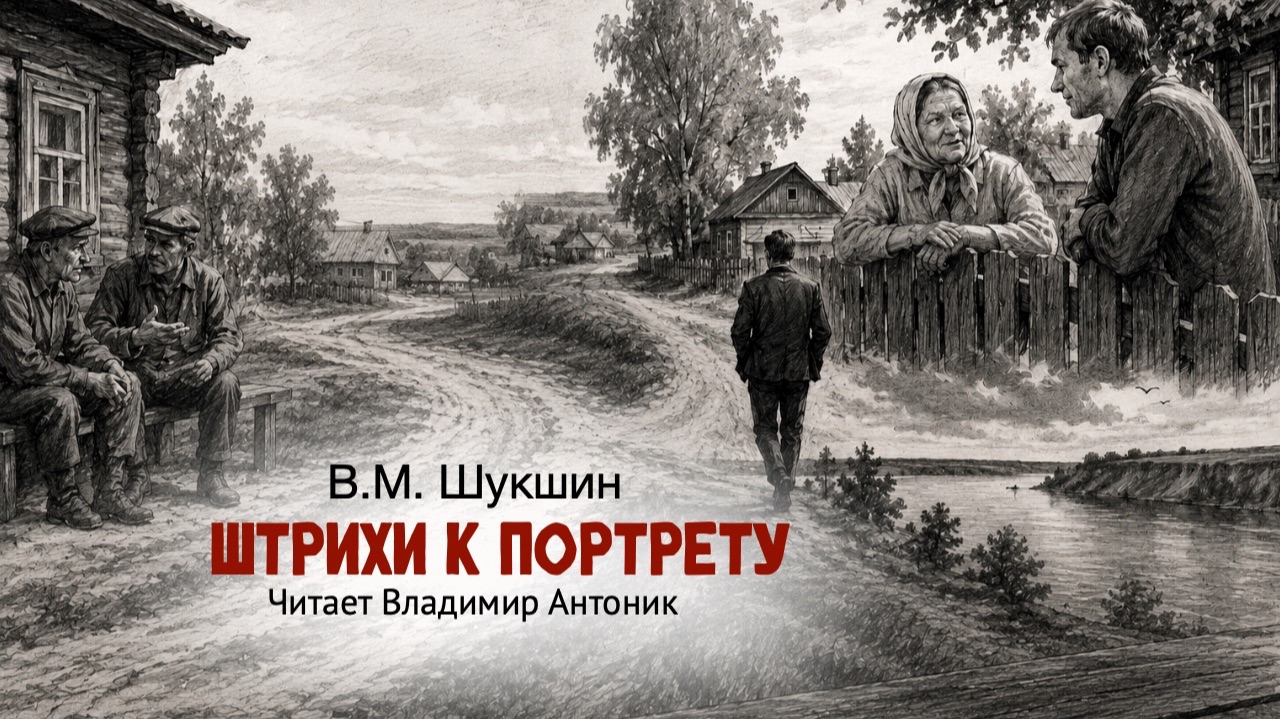 «Штрихи к портрету». В.М.Шукшин. Аудиокнига. Читает Владимир Антоник