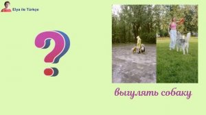ВИДЕОТРЕНАЖЕР 20 глаголов турецкого языка. Бытовые действия и процедуры, выполняемые ежедневно