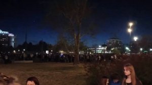 Лазерное шоу мы так и не увидели Салют тоже