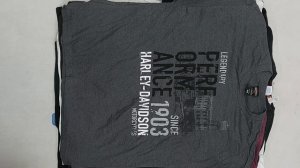 43137 Футболки Harley Davidson сток, 46пак, Harley Davidson T-shirtsоптом