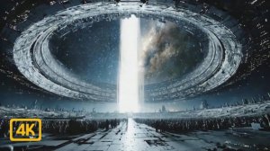Fantasy Beautiful Sky City AI Sci-Fi Short Film