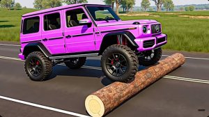 «Машины против упавшего дерева» в BeamNG Drive!