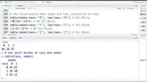 7.4 Effect Modification in R： Calculating Odds Ratios and Comparing With Stratification In R