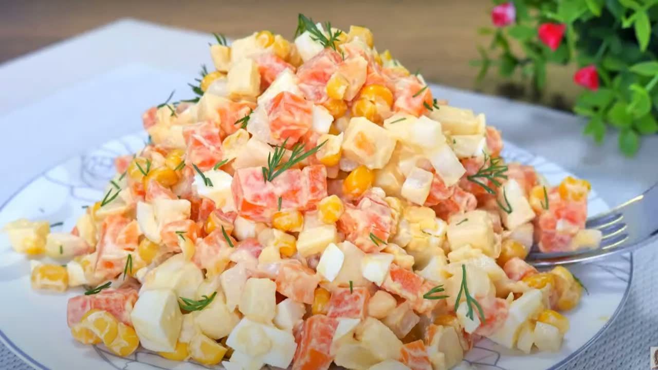 Съедят за минуту! Беру МОРКОВЬ и готовлю вкусный салат! Давно забытое блюдо! смотреть онлайн