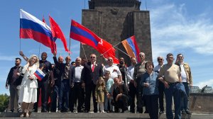 9 мая 2026 Армения. Компартия Армении вернула площади советский дух 9 мая.