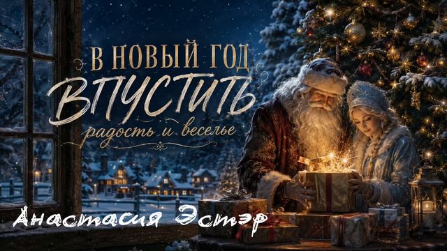 За окном уже сугробы - новогодняя песня - Анастасия Эстэр