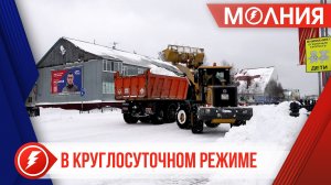 После метели из Тарко-Сале вывезли порядка 3 тысяч кубометров снега