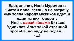 Едет Илья Муромец в чистом поле... Анекдоты! Смешные истории! Шутки! Приколы! Юмор про жизнь!