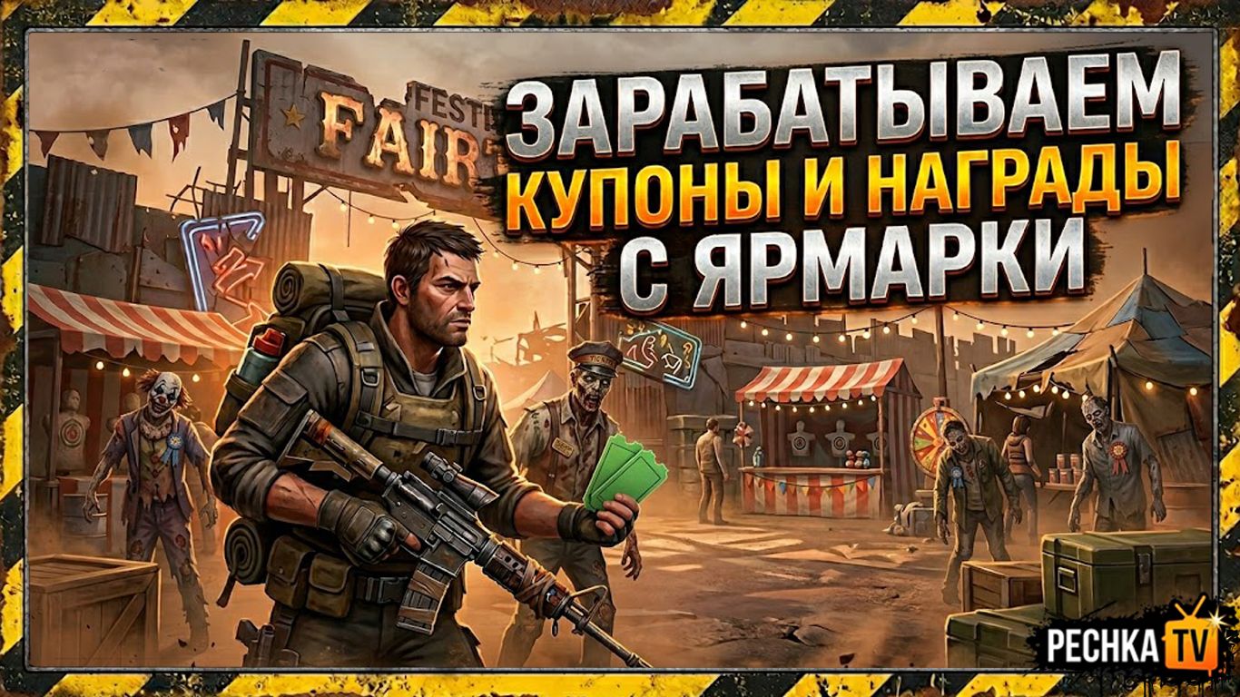 ЗАРАБАТЫВАЕМ КУПОНЫ И НАГРАДЫ С ЯРМАРКИ В ЛАСТ ДЕЙ | PECHKA TV