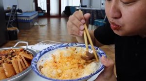 Лапша с осьминогом. Мукбанг. Китайцы едят на камеру.🍣 большой сет
